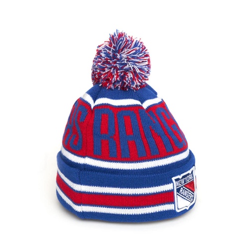 Шапка NHL New York Rangers с помпоном (подростковая) фото 4 Шапка NHL New York Rangers с помпоном (подростковая) фото 4
